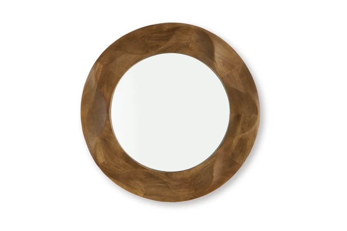 Mor Furniture Aajon Accent Mirror In Brown