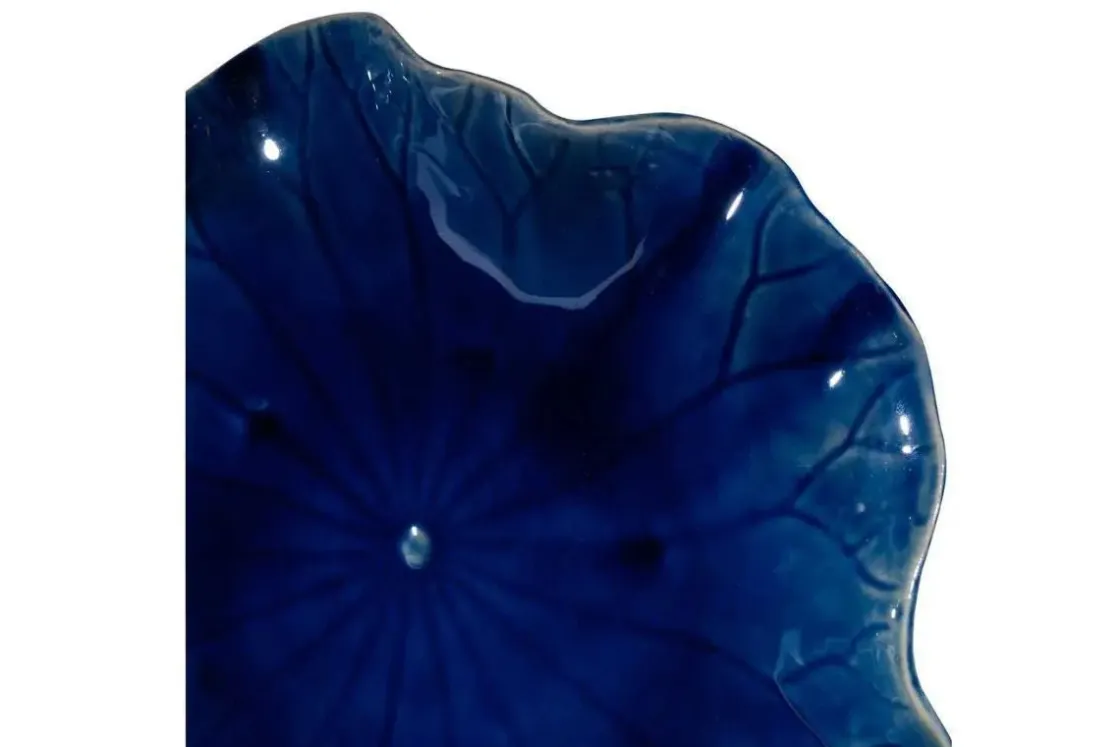 Mor Furniture Abella Ceramic Wall Art In Blue, Set Of 3