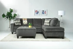 Mor Furniture Abinger Ottoman In Smoke