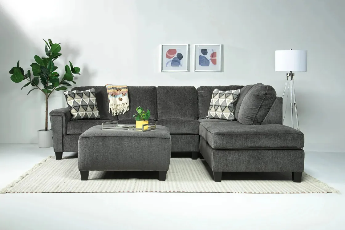 Mor Furniture Abinger Sofa Tux Chaise Sectional In , Left Facing