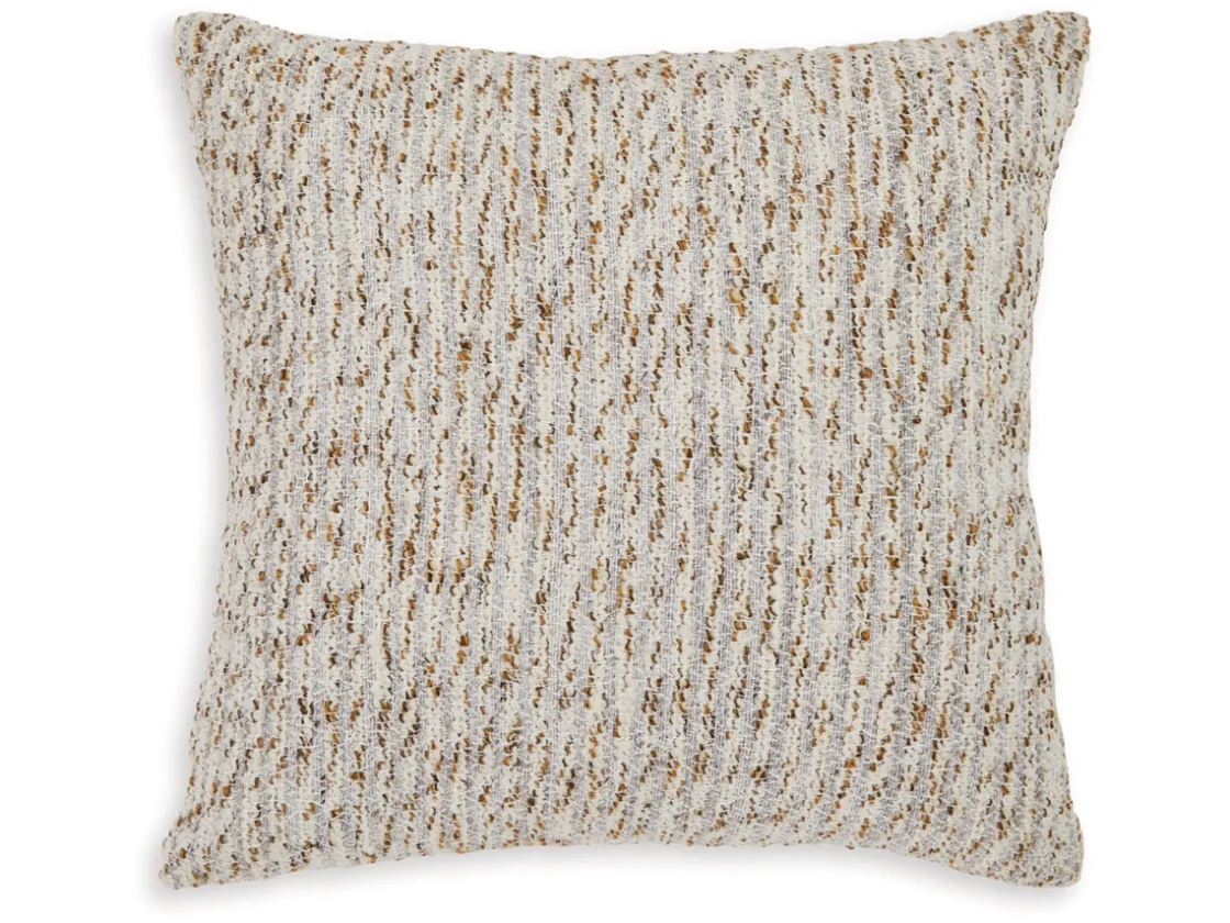 Mor Furniture Abler Accent Pillow In Ivory/Gray/Gold