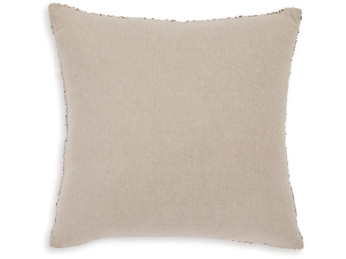 Mor Furniture Abler Accent Pillow In Ivory/Gray/Gold