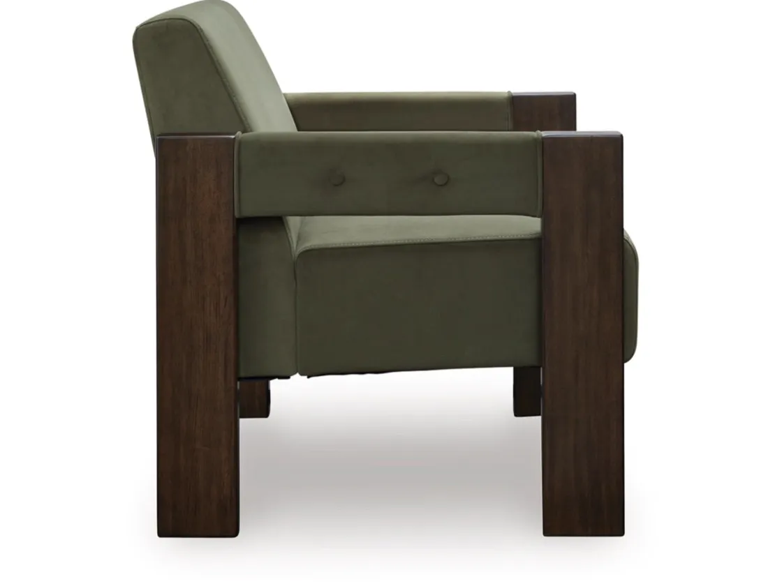 Mor Furniture Adlanlock Accent Chair In Olive