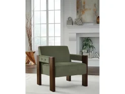 Mor Furniture Adlanlock Accent Chair In Olive