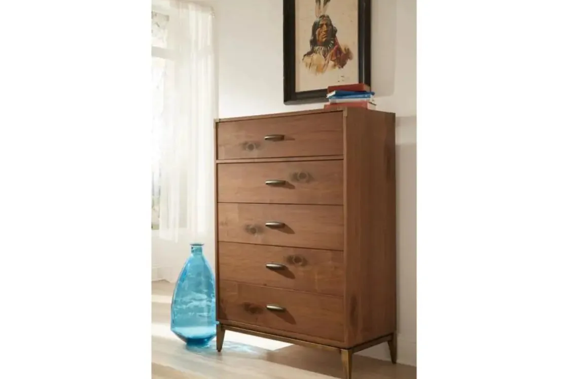 Mor Furniture Adler Chest In Natural Walnut