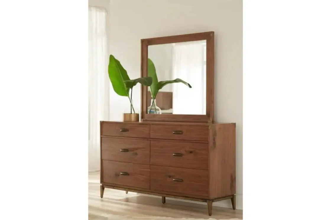 Mor Furniture Adler Dresser In Natural Walnut