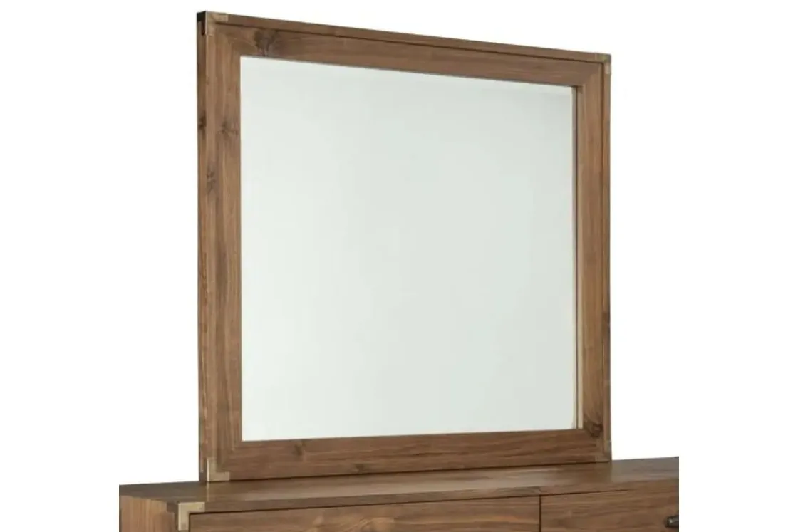 Mor Furniture Adler Mirror In Natural Walnut