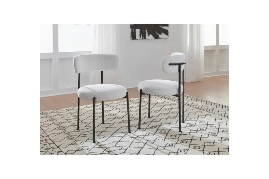 Mor Furniture Aere Side Chair In Ivory, Set Of 2