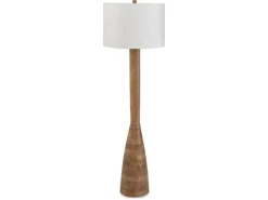Mor Furniture Ailsa Floor Lamp In Natural Brown