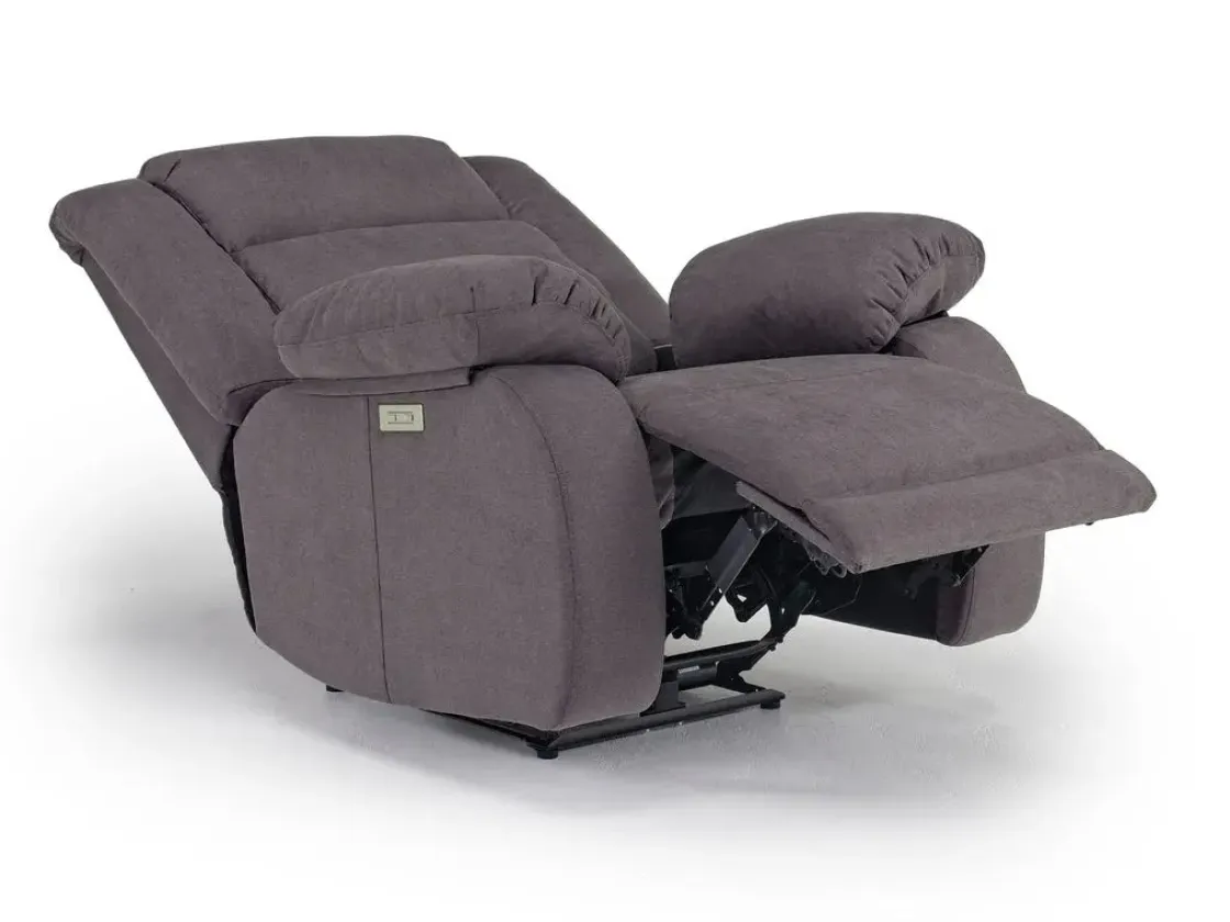 Mor Furniture Alastor 2 Power Recliner In Dark Gray