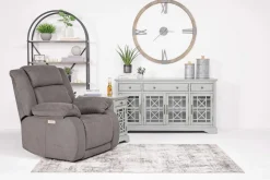 Mor Furniture Alastor 2 Power Recliner In Dark Gray