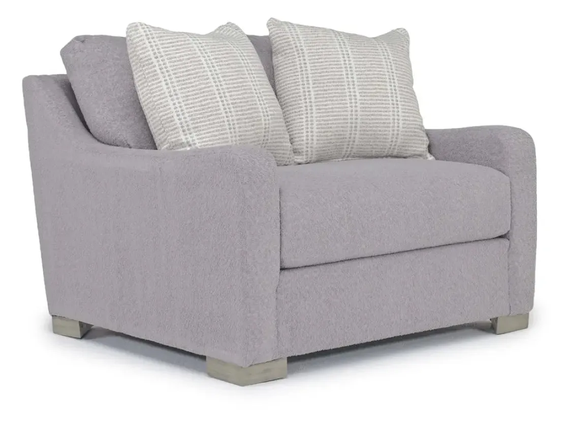Mor Furniture Alice Chair In Bellevue Platinum, Down