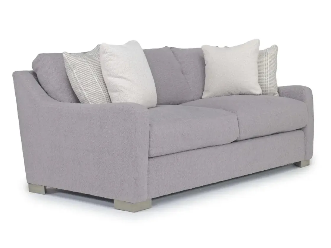 Mor Furniture Alice Sofa & Loveseat In Bellevue Platinum