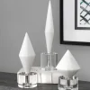 Mor Furniture Alize Sculpture In White, Set Of 3