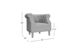 Mor Furniture Allen Accent Chair In Ash
