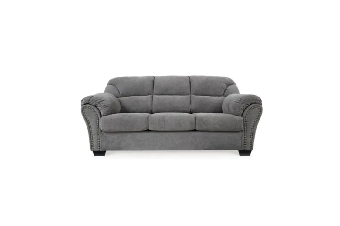 Mor Furniture Allmaxx Sofa & Loveseat In Pewter