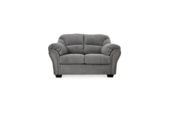 Mor Furniture Allmaxx Sofa & Loveseat In Pewter