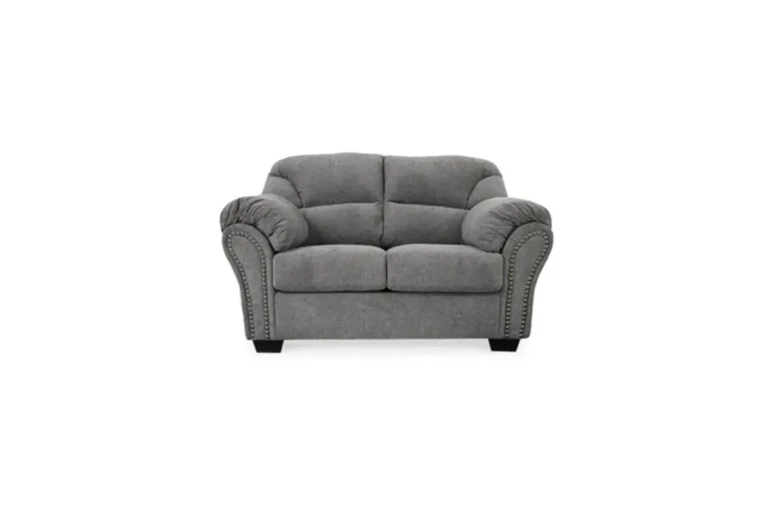 Mor Furniture Allmaxx Sofa & Loveseat In Pewter