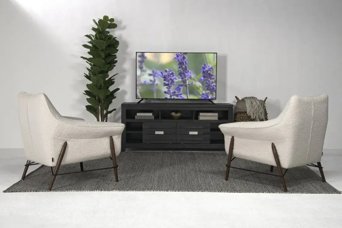 Mor Furniture Altamonte Media Console In Gray, 60 Inch