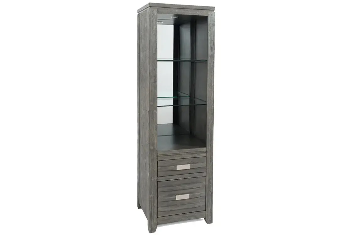 Mor Furniture Altamonte Media Pier In Gray, 22 Inch