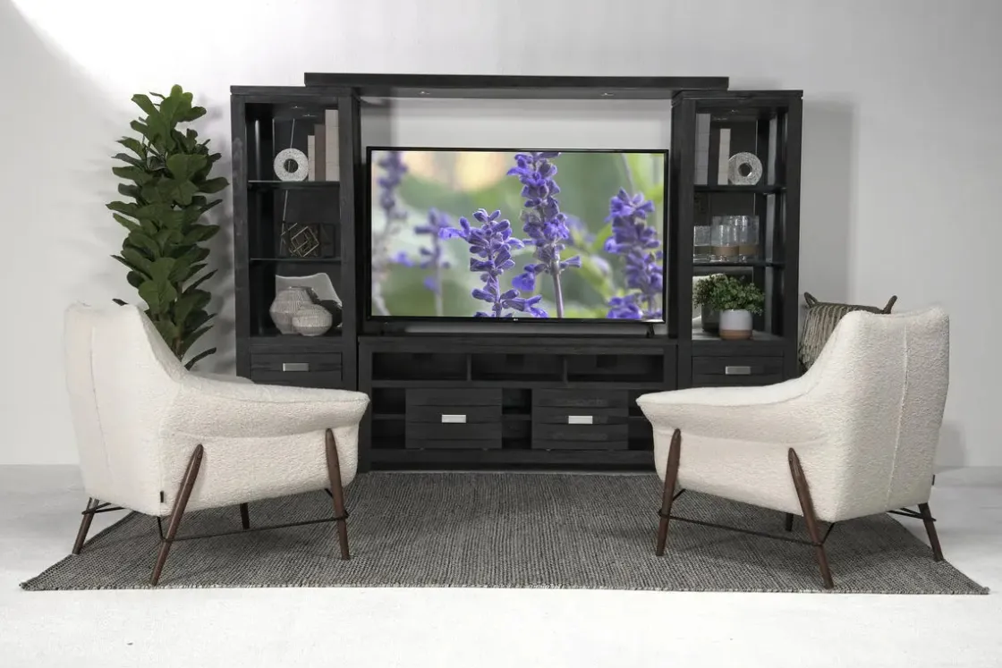Mor Furniture Altamonte Media Pier In Gray, 22 Inch