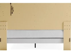 Mor Furniture Altyra Panel Bed In Pearl White, Twin