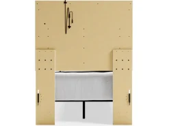 Mor Furniture Altyra Panel Bed In Pearl White, Twin