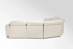 Mor Furniture Amara 6 Piece 2 Power Sectional W/ 2 Power Armless Recliner In Tasmin Granite