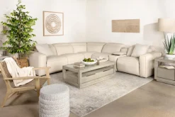 Mor Furniture Amara 6 Piece 2 Power Sectional In Tasmin Granite