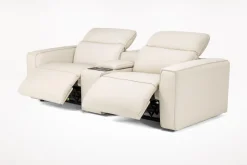 Mor Furniture Amara 2 Power Console Loveseat In Tasmin Granite