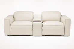 Mor Furniture Amara 2 Power Console Loveseat In Tasmin Granite