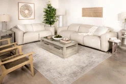Mor Furniture Amara 2 Power Loveseat In Tasmin Granite