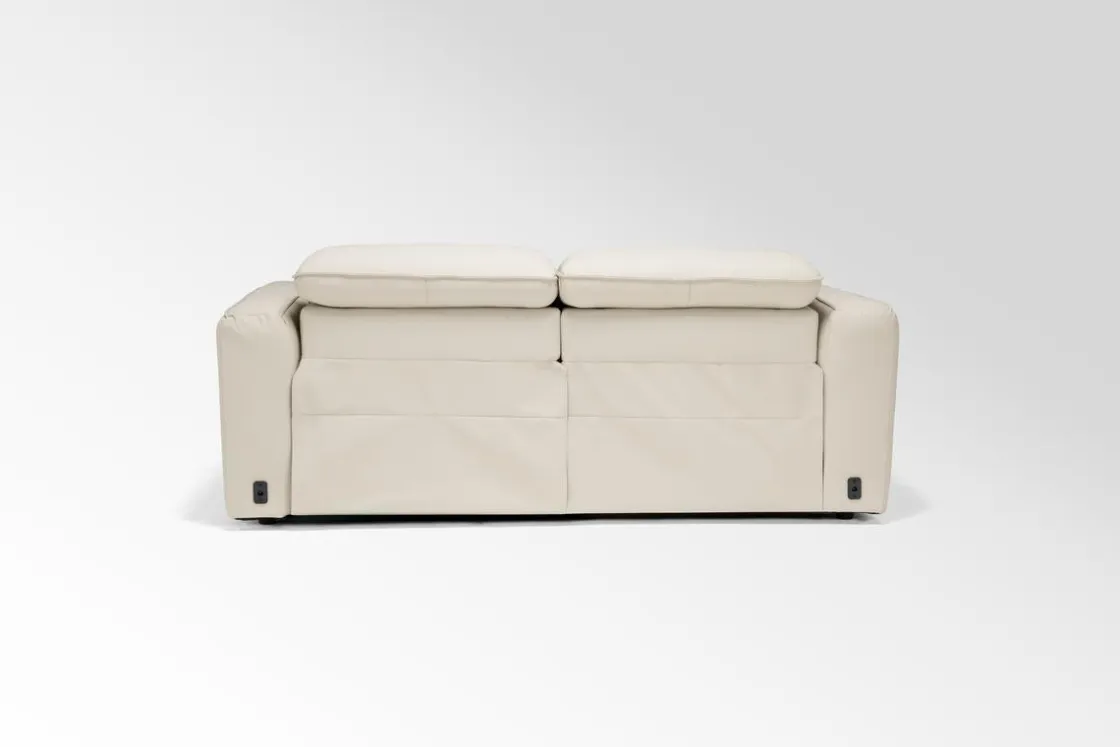 Mor Furniture Amara 2 Power Loveseat In Tasmin Granite