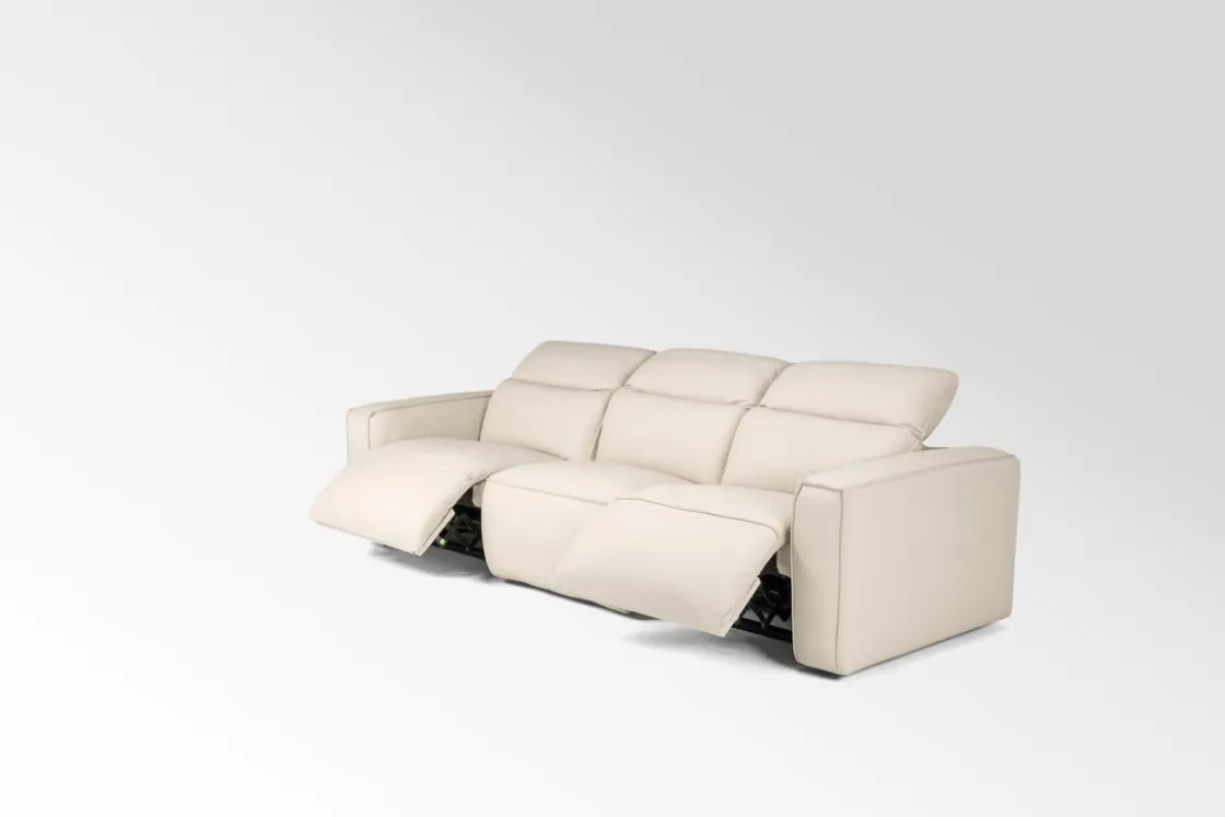 Mor Furniture Amara 2 Power Sofa In Tasmin Granite