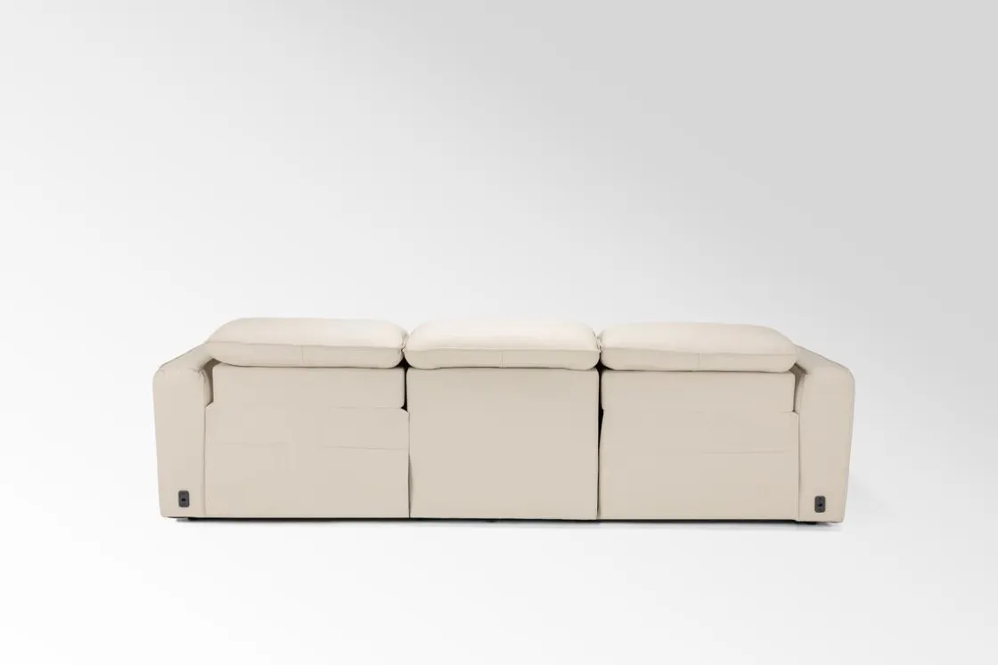 Mor Furniture Amara 2 Power Sofa In Tasmin Granite