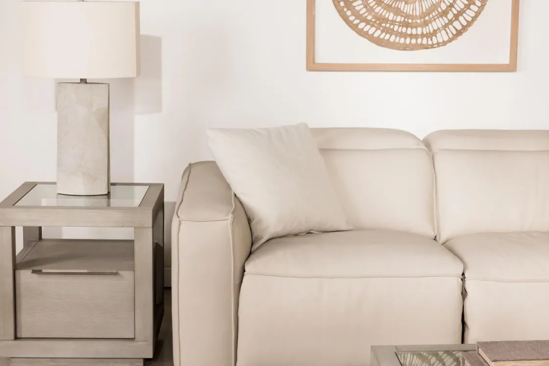 Mor Furniture Amara 2 Power Sofa In Tasmin Granite