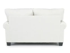 Mor Furniture Amelia Crypton Performance Loveseat In Nomad Snow, Down