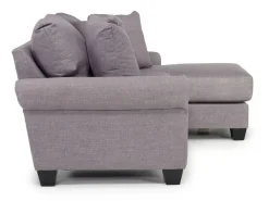 Mor Furniture Amelia Crypton Performance Sofa Chaise In Nomad Snow, Down