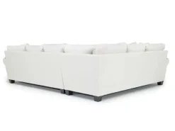 Mor Furniture Amelia Crypton Performance Tux Sofa Sectional In , Left Facing