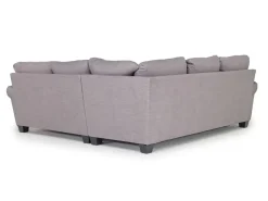 Mor Furniture Amelia Crypton Performance Tux Loveseat Sectional In , Left Facing