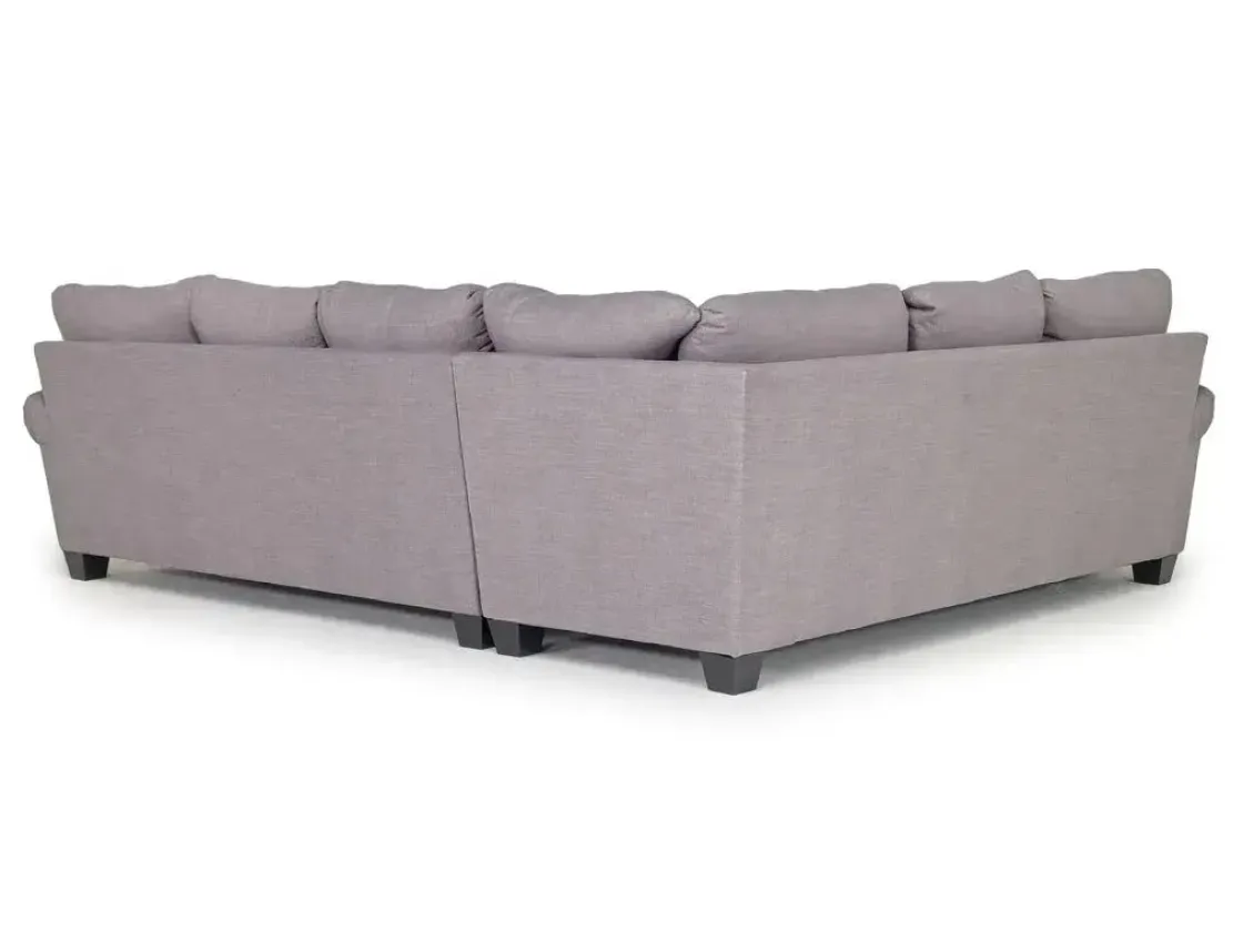 Mor Furniture Amelia Crypton Performance Sofa Chaise Sectional In , Left Facing