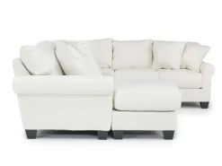 Mor Furniture Amelia Crypton Performance Sofa Chaise Sectional In , Left Facing