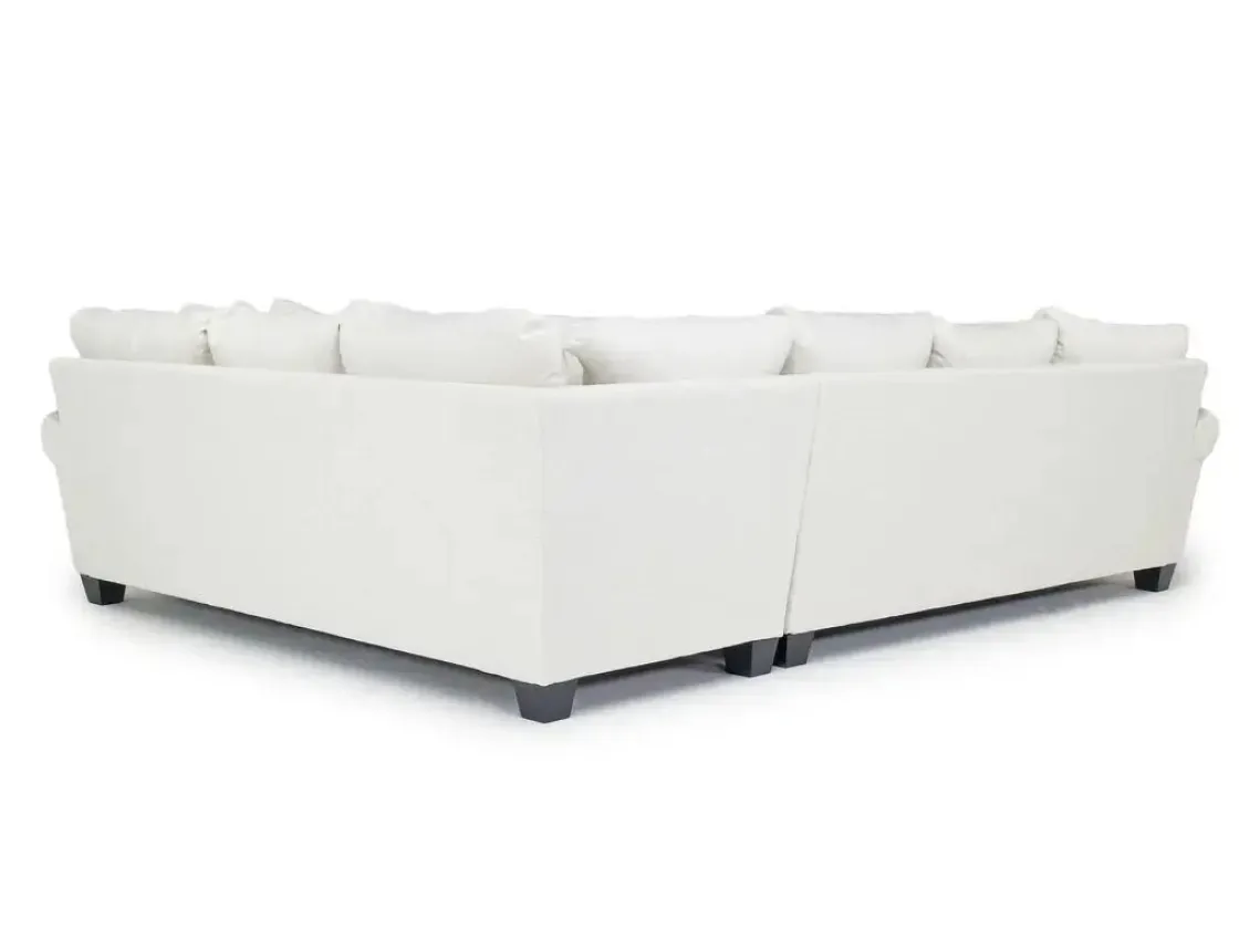 Mor Furniture Amelia Crypton Performance Sofa Chaise Sectional In , Left Facing