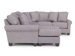 Mor Furniture Amelia Crypton Performance Sofa Chaise Sectional In , Left Facing