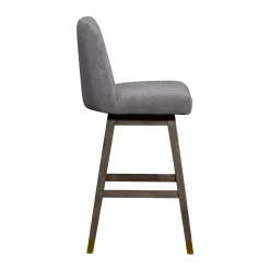Mor Furniture Amelia Swivel Barstool In Mocha