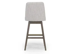 Mor Furniture Amelia Swivel Counter Height Stool In Mocha