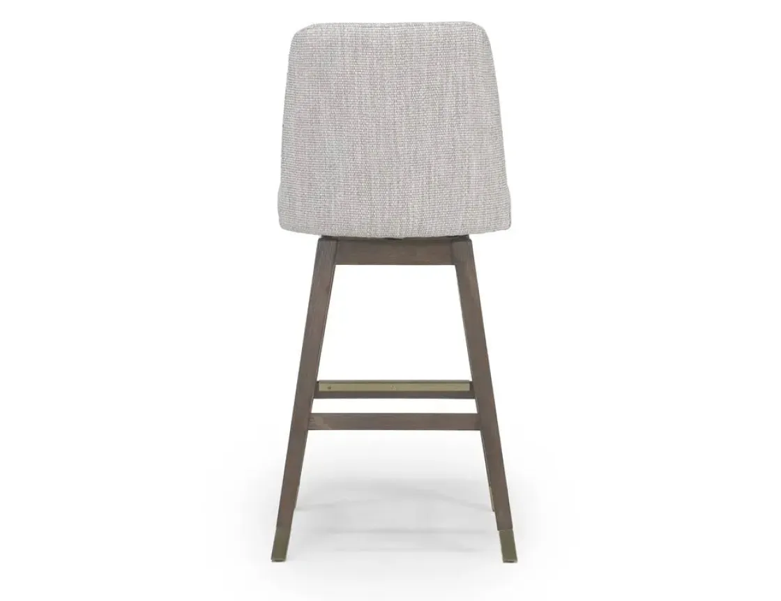 Mor Furniture Amelia Swivel Counter Height Stool In Mocha