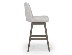 Mor Furniture Amelia Swivel Counter Height Stool In Mocha