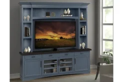 Mor Furniture Americana 4 Piece Entertainment Center In White