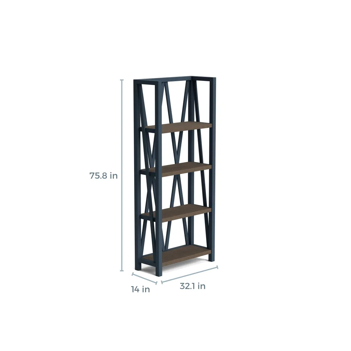 Mor Furniture Americana Bookcase In White